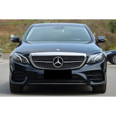 Передня решітка Diamond (для Classic і Elegance, 2016-2019) Без місця під камеру для Mercedes E-сlass W213 рр