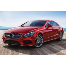 Передняя решетка с рамкой 2014-2018 (Diamond Silver) для Mercedes CLS C218