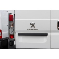 Накладки на стопи (2 шт, нерж.) для Peugeot Boxer 2006-2025 рр