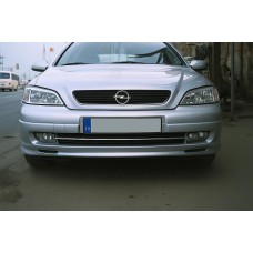 Накладки на фари (2 шт, пласт) для Opel Astra G classic 1998-2012 рр