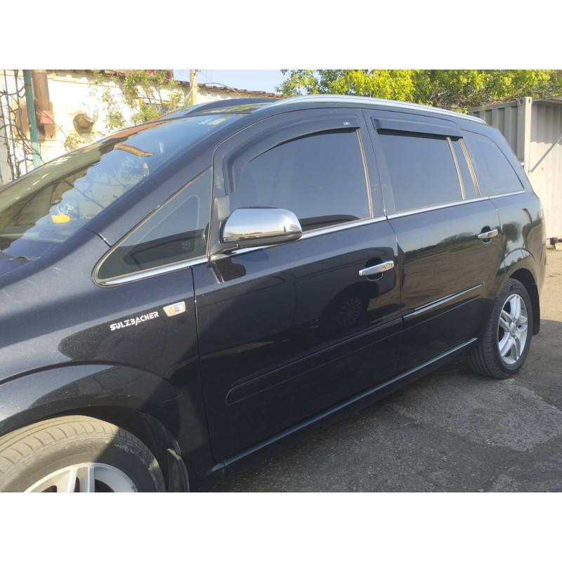 Накладки на дзеркала 2005-2008 (2 шт., нерж.) для Opel Zafira B рр