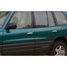 Накладки на ручки (4 шт, пласт) для Toyota Rav 4 1996-2001 рр