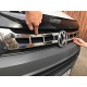 Накладки на решетку (Carmos, 2 шт, нерж.) для Volkswagen T5 2010-2015 гг