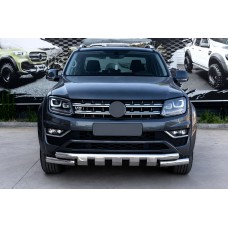 Передній захист F3-08.7 (нерж) для Volkswagen Amarok 2010-2022 рр