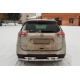 Задній захист NSXT.13.6.B1-08 (2 шт., нерж) для Nissan X-trail T32/Rogue 2014-2021 рр
