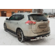 Задній захист NSXT.13.6.B1-08 (2 шт., нерж) для Nissan X-trail T32/Rogue 2014-2021 рр