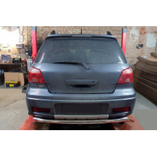 Задняя дуга AK002/2 (нержавейка) для Mitsubishi Outlander 2001-2006 гг