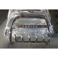 Кенгурятник RNDT.09.F1-58.6 (нерж.) для Dacia Duster 2008-2018 рр