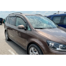 Ветровики на окна (4 шт, HIC) для Volkswagen Touran 2010-2015 гг