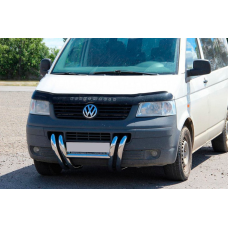 Кенгурятник ST006-03 Решетка (Нержавейка) для Volkswagen T5 Transporter 2003-2010 гг