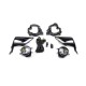 Противотуманки LED с кронтшейнами (2 шт, 2017-2025) для Toyota Land Cruiser Prado 150