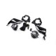 Противотуманки LED с кронтшейнами (2 шт, 2017-2025) для Toyota Land Cruiser Prado 150