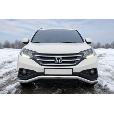 Передній захист ST007 (нерж.) для Honda CRV 2012-2016 рр