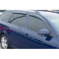 Ветровики SW (4 шт, HIC) для Skoda Octavia II A5 2006-2010 гг