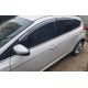 Вітровики з хромованим молдингом Niken (SD/HB, 4 шт) для Ford Focus III 2011-2017 рр