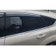 Вітровики з хромованим молдингом Niken (SD/HB, 4 шт) для Ford Focus III 2011-2017 рр