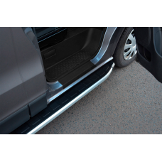 Бокові пороги Fullmond (2 шт., алюміній) для Citroen Nemo 2007-2017 рр