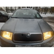 Зимняя накладка на решетку радиатора Матовый для Skoda Fabia 2000-2007 гг