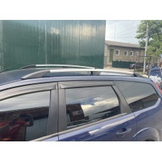 Алюмінієві рейлінги (Caravan, хром) для Ford Focus II 2008-2011 рр