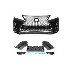 Передний бампер (дизайн F-Sport 2021) 2009-2015, с LED фарами (дизайн 2021) для Lexus RX