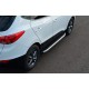 Боковые Подножки Fullmond (2 шт, алюминий) для Kia Sportage 2010-2015 гг