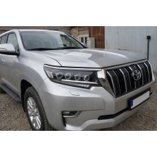 Передние фары Lexus-Design 4-LED V1 (2017-2025, 2 шт) для Toyota Land Cruiser Prado 150