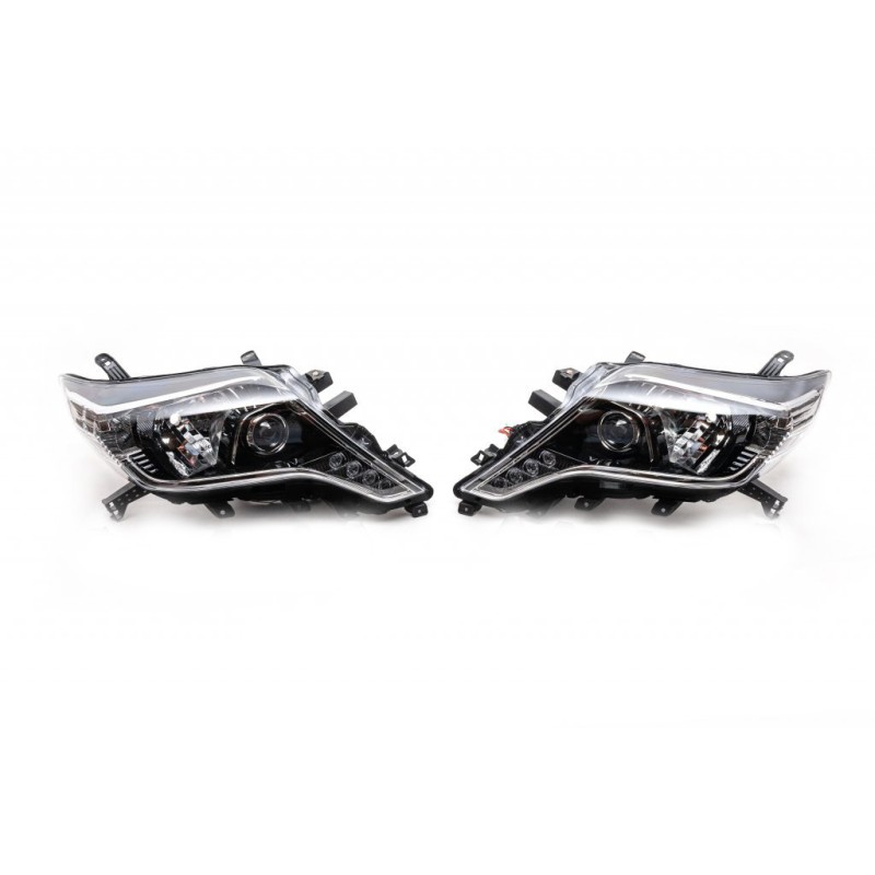 Передня оптика LED (2013-2017, 2 шт) з AFR адаптацією для Toyota Land Cruiser Prado 150