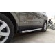 Боковые пороги Fullmond (2 шт, алюм.) для Hyundai Santa Fe 2 2006-2012 гг