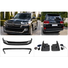 Комплект обвесов 2016-2021 (Executive 2019) Белый для Toyota Land Cruiser 200