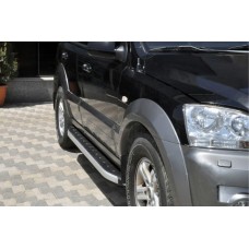 Бокові пороги Fullmond (2 шт., алюм.) для Kia Sorento I BL 2002-2009 рр