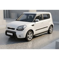 Боковые Подножки Fullmond (2 шт, алюминий) для Kia Soul I 2008-2013 гг