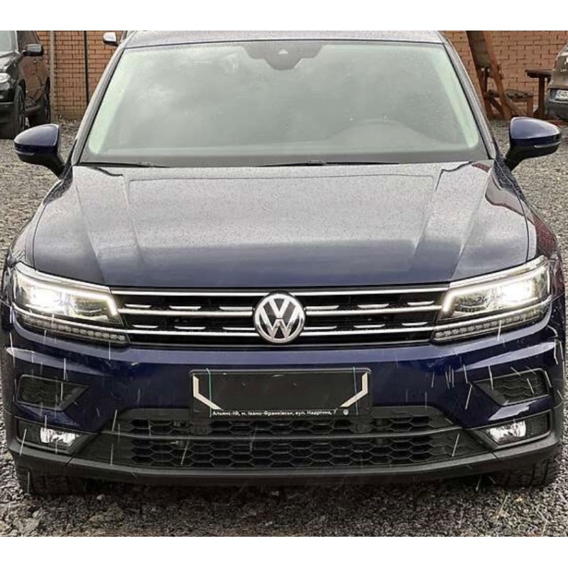 Накладки на решітку 2016-2020 (2 шт., нерж) для Volkswagen Tiguan рр