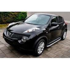 Бокові пороги Fullmond (2 шт., алюм.) для Nissan Juke 2010-2019 рр