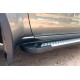 Боковые Подножки Allmond Grey (2 шт., Алюминий) для Nissan Pathfinder R51 2005-2014 гг