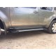 Боковые пороги Allmond Grey (2 шт, алюм.) для Nissan Pathfinder R51 2005-2014 гг