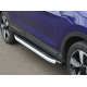 Боковые пороги Fullmond (2 шт., алюминий) для Nissan Qashqai 2007-2010 гг