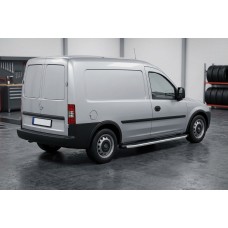 Боковые пороги Fullmond (2 шт., алюминий) для Opel Combo 2002–2012 гг