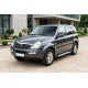 Боковые Подножки Allmond Grey (2 шт, Алюминий) 2005-2012 для SsangYong Rexton I