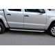 Боковые пороги Fullmond Grey (2 шт, алюминий) для Volkswagen Amarok 2010-2022 гг