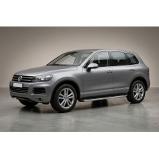 Бокові пороги Fullmond (2 шт., алюм) для Volkswagen Touareg 2010-2018 рр