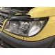 Реснички (ABS, черные) Черный мат для Mercedes Sprinter W901/902/903/904/905 1995-2006 гг