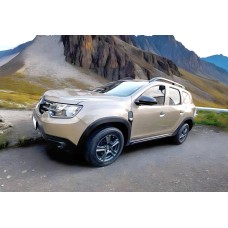 Розширювачі арок широкі (8 шт, ABS) DDU - Україна для Renault Duster 2018-2024 рр
