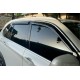Вітровики з хром молдингом (4 шт, HIC) для BMW X5 F15 2013-2018 рр