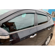 Вітровики (4 шт, HIC) для Hyundai IX-35 2010-2015 рр