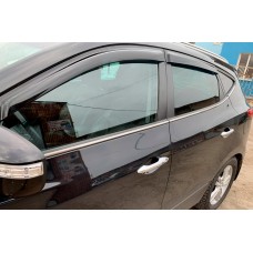 Ветровики на окна (4 шт, HIC) для Hyundai IX-35 2010-2015 гг