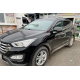 Вітровики з хром молдингом Long (4 шт, HIC) для Hyundai Santa Fe 3 2012-2018 рр