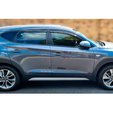 Ветровики на окна (4 шт, HIC) для Hyundai Tucson TL 2016-2021 гг