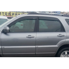 Вітровики (4 шт, HIC) для Kia Sportage 2004-2010 рр
