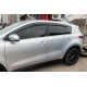 Ветровики на окна (4 шт, HIC) для Kia Sportage 2015-2021 гг