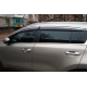 Вітровики з хром молдингом (4 шт, HIC) для Kia Sportage 2015-2021 рр
